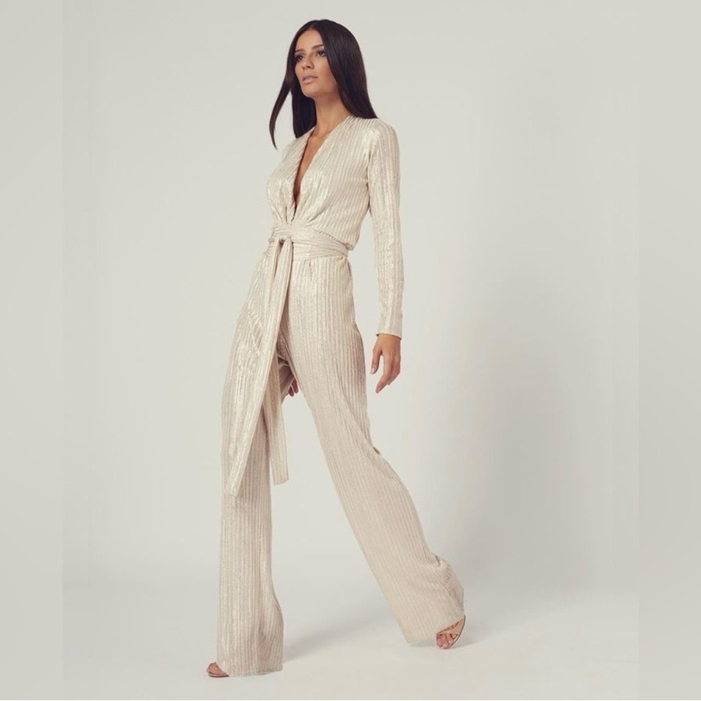 Melissa Odabash Cream Jumpsuit